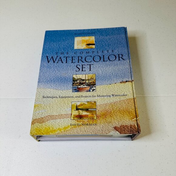 The Complete Watercolor Set With Techniques & Project Books Art Set Paint Set - Picture 1 of 16